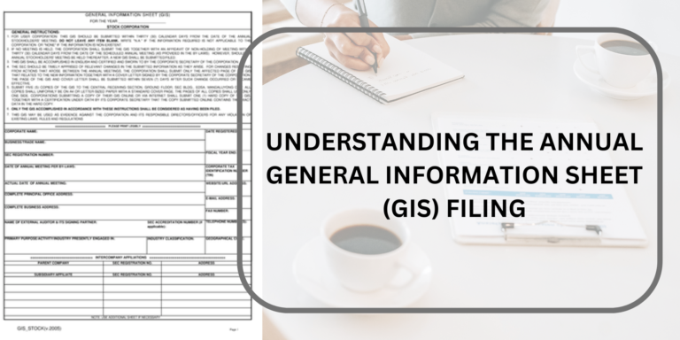 Understanding the Annual General Information Sheet (GIS) Filing