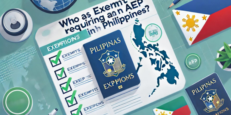 Who is Exempt from Requiring an AEP in the Philippines?