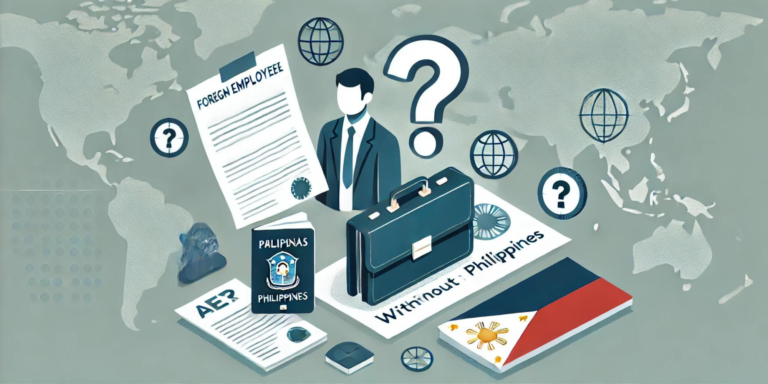 Can a Foreign Employee Work Without an AEP in the Philippines?