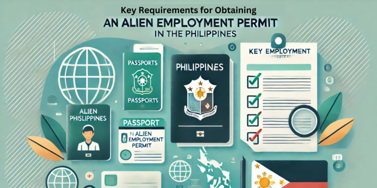 Key Requirements for Obtaining an Alien Employment Permit (AEP) in the Philippines