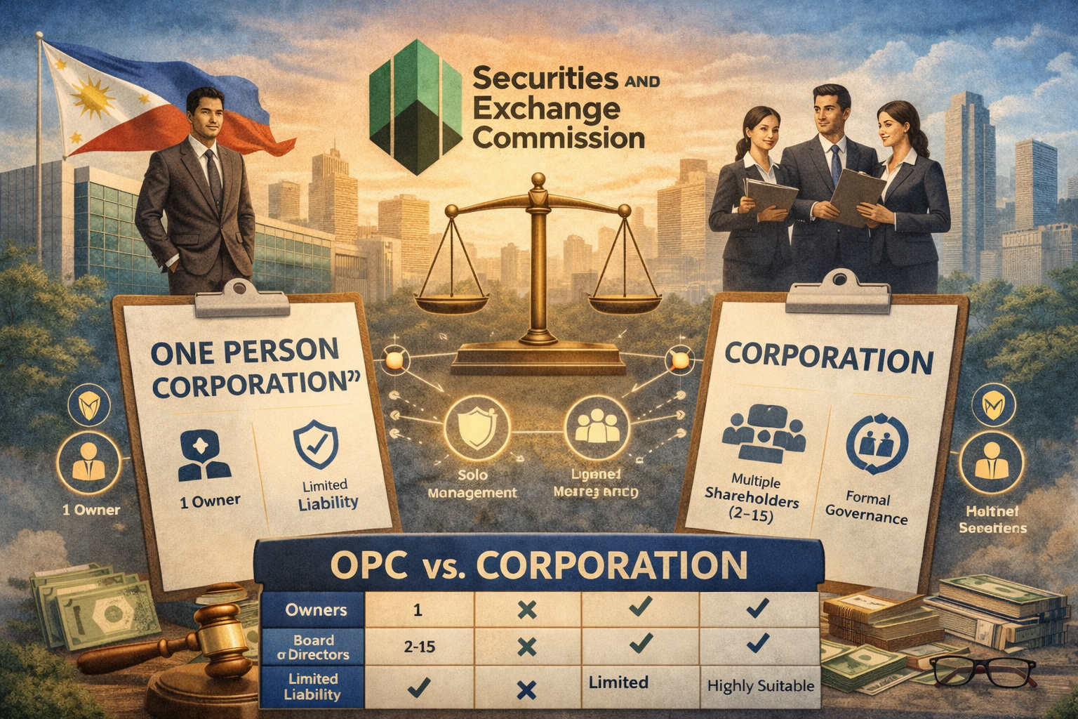 OPC vs Corporation: Which SEC Business Structure Is Right for You?