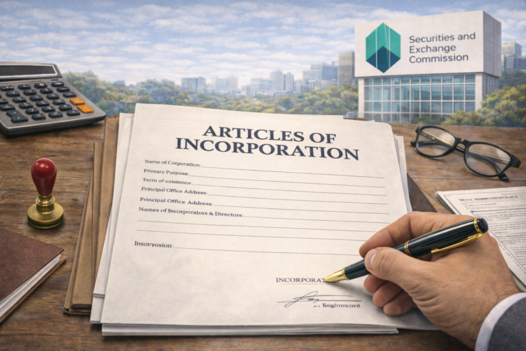 Preparing SEC Documents: Articles of Incorporation Explained