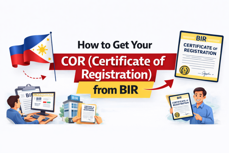 How to Get Your COR (Certificate of Registration) from BIR