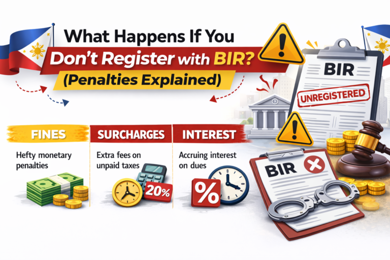 What Happens If You Don’t Register with BIR? (Penalties Explained)