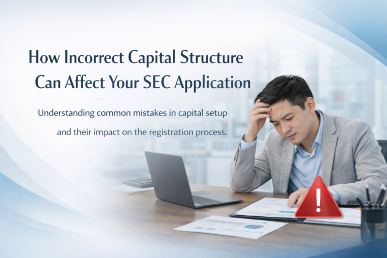 How Incorrect Capital Structure Can Affect Your SEC Application