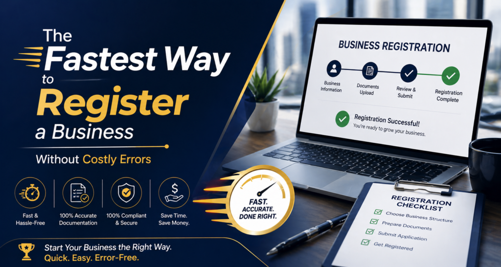 The Fastest Way to Register a Business Without Costly Errors