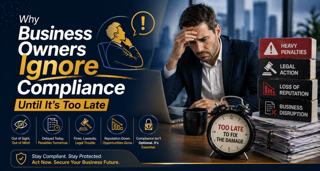 Why Business Owners Ignore Compliance Until It’s Too Late