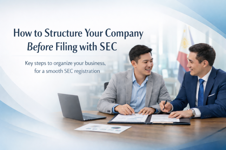 How to Structure Your Company Before Filing with SEC