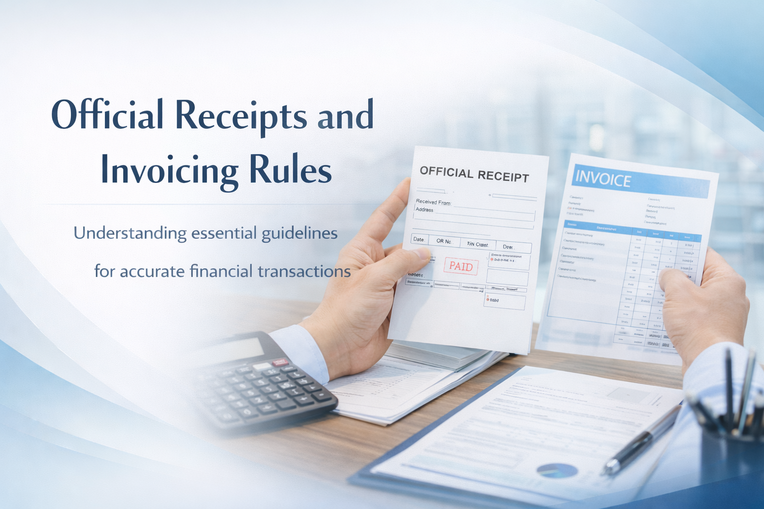 Official Receipts and Invoicing Rules