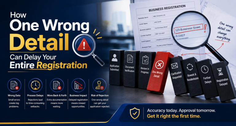 How One Wrong Detail Can Delay Your Entire Registration
