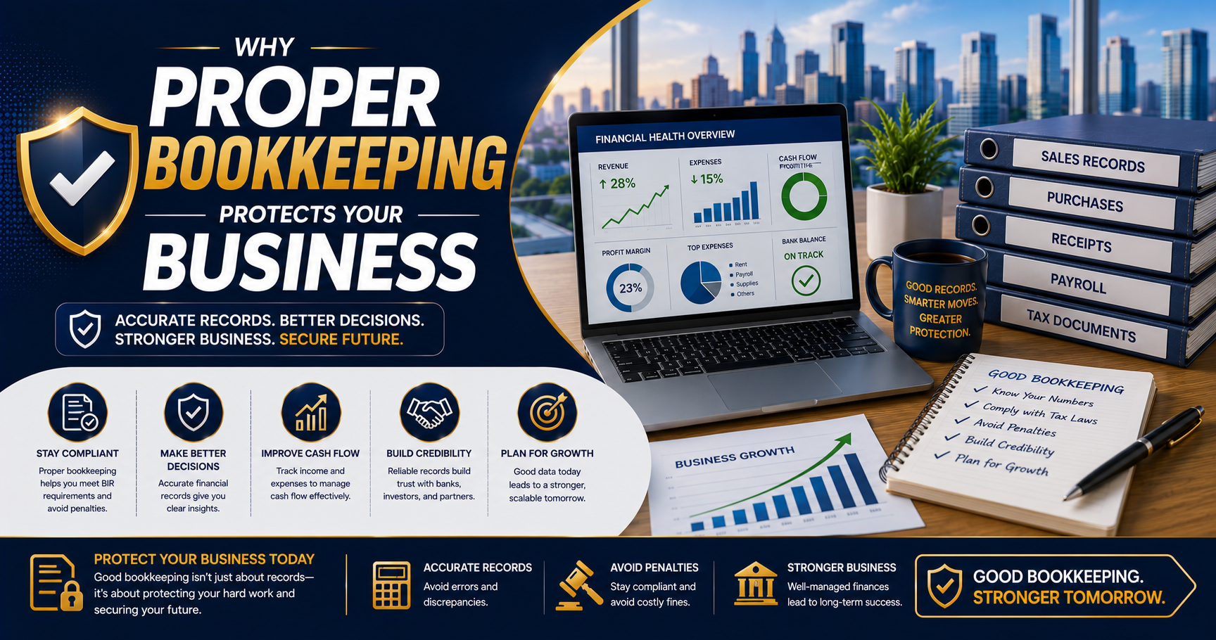 Why Proper Bookkeeping Protects Your Business