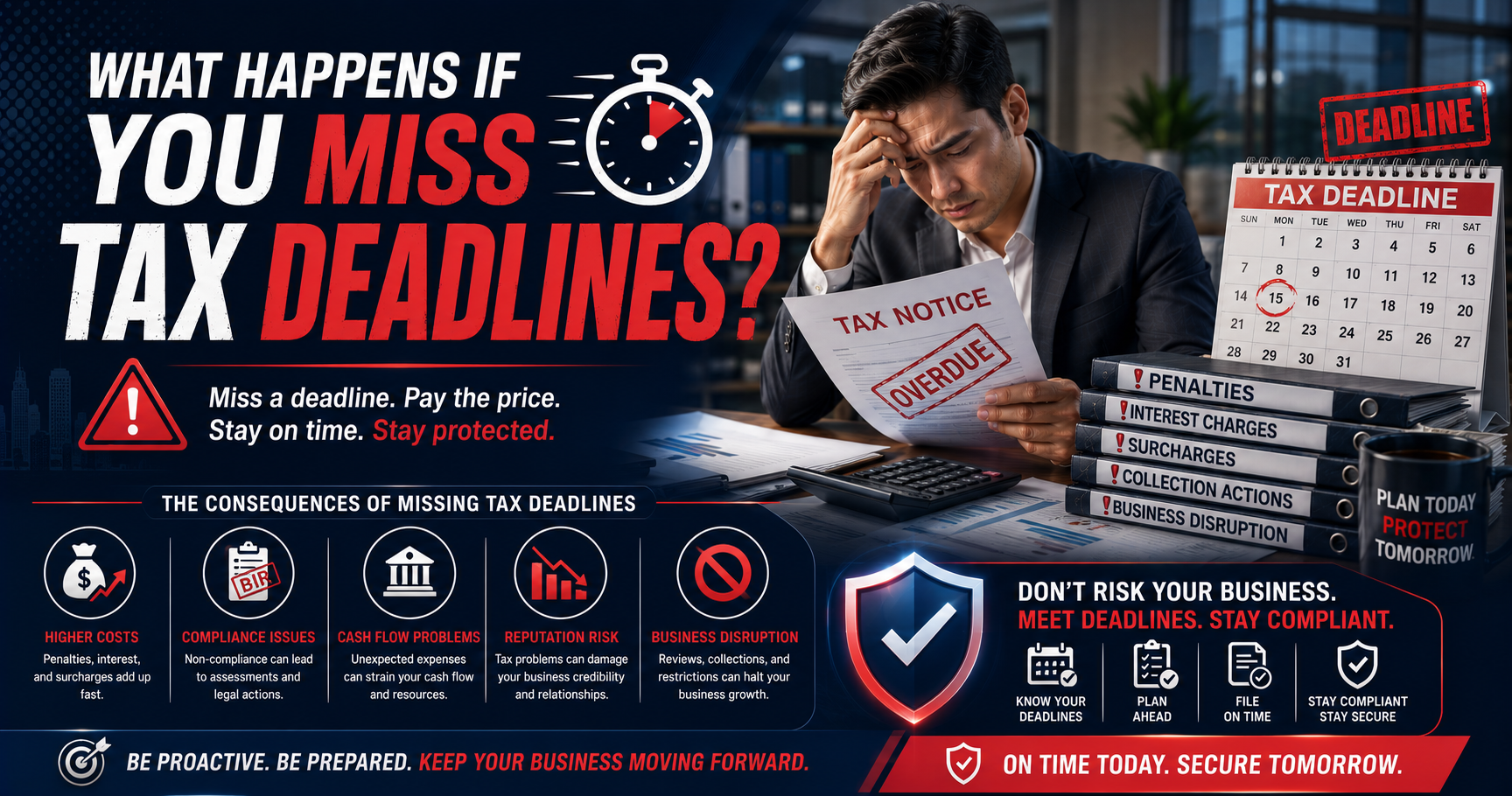 What Happens If You Miss Tax Deadlines?
