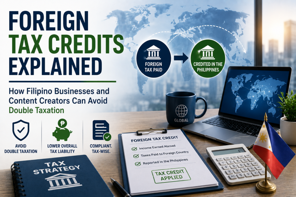 Foreign Tax Credits Explained: How Filipino Businesses and Content Creators Can Avoid Double Taxation