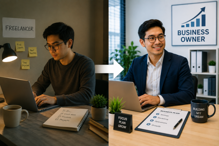 How to Transition from Freelancer to Registered Business Owner