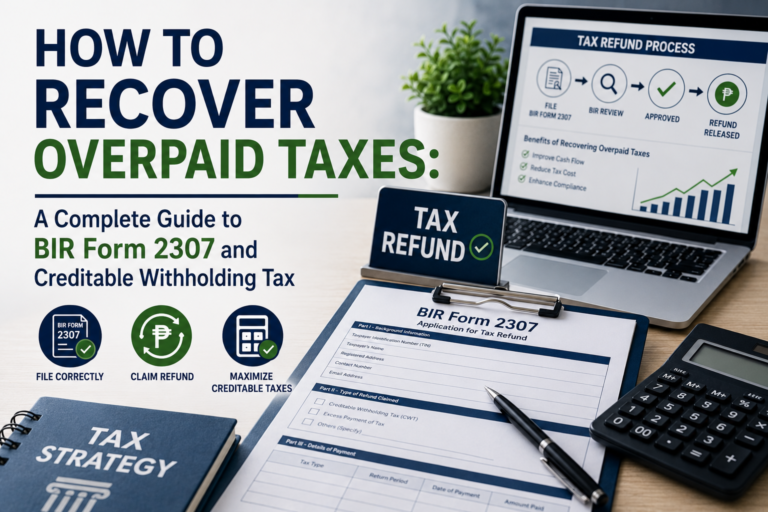 How to Recover Overpaid Taxes: A Complete Guide to BIR Form 2307 and Creditable Withholding Tax