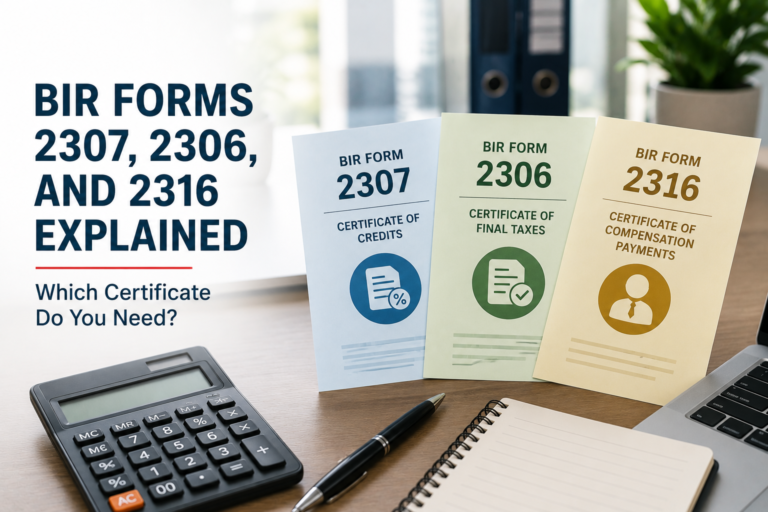 BIR Forms 2307, 2306, and 2316 Explained: Which Certificate Do You Need?