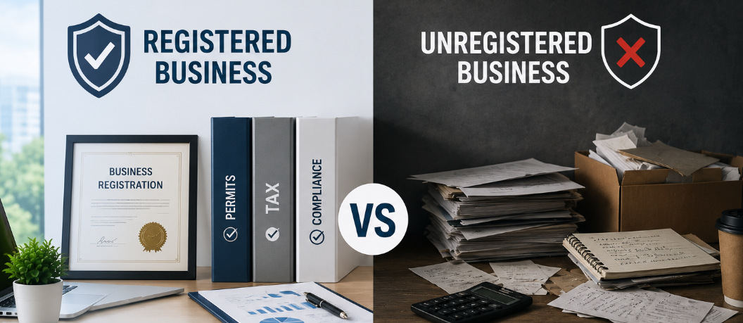 Registered vs Unregistered Business: Key Differences
