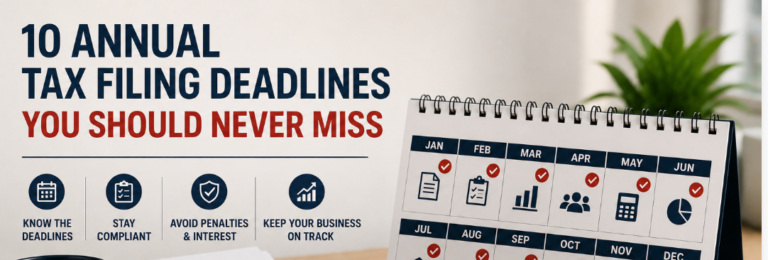 10 Annual Tax Filing Deadlines You Should Never Miss