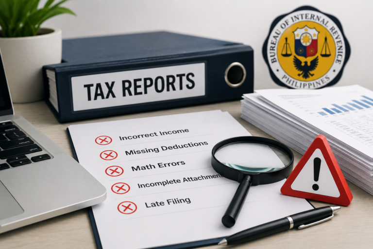 Top Annual Tax Reporting Mistakes That Trigger BIR Audits