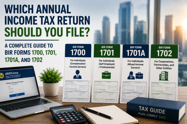 Which Annual Income Tax Return Should You File? A Complete Guide to BIR Forms 1700, 1701, 1701A, and 1702