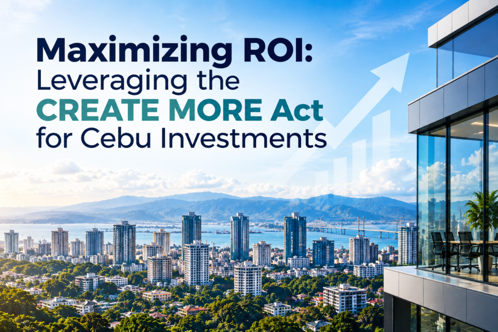 Maximizing ROI: Leveraging the CREATE MORE Act for Cebu Investments