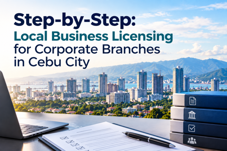 Step-by-Step: Local Business Licensing for Corporate Branches in Cebu City
