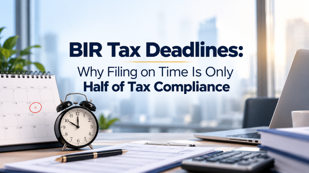 BIR Tax Deadlines: Why Filing on Time Is Only Half of Tax Compliance