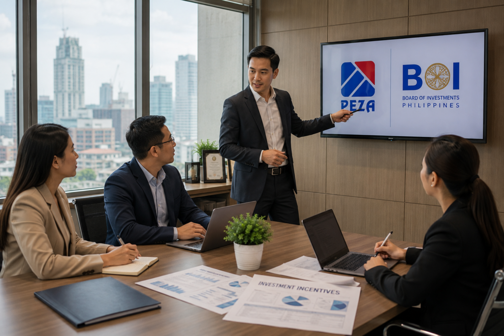 Foreign Ownership & Investment Incentives (PEZA / BOI)