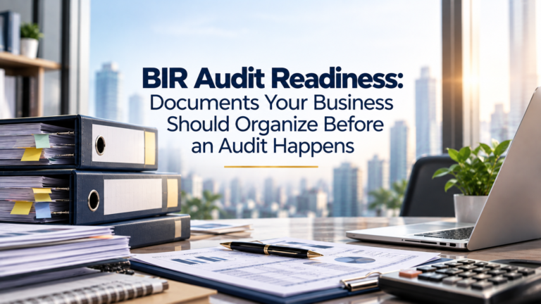 BIR Audit Readiness: Documents Your Business Should Organize Before an Audit Happens