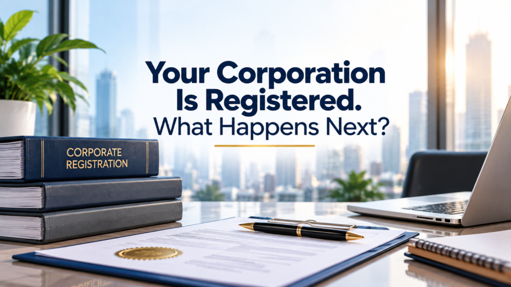 Your Corporation Is Registered. What Happens Next?